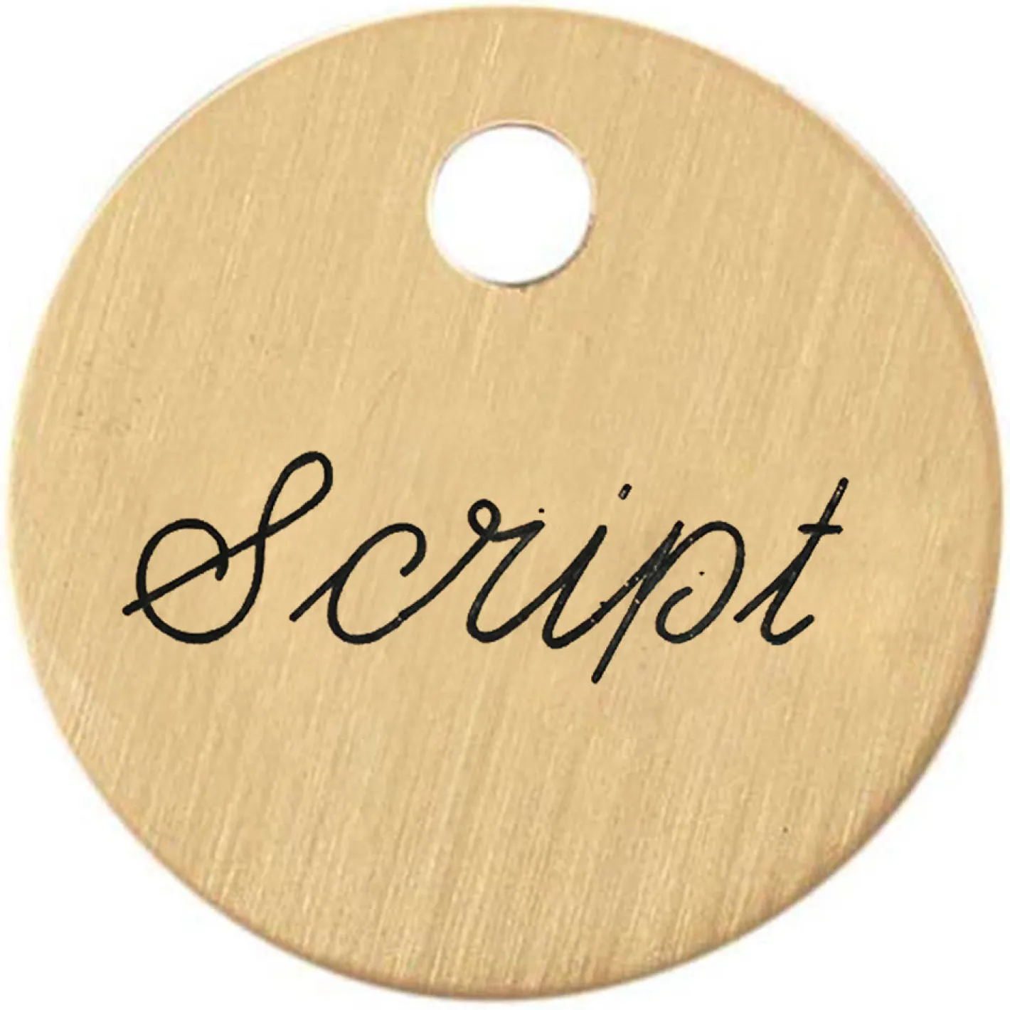DOVER DROPSHIP 1'' Round Bridle & Accessory Tag