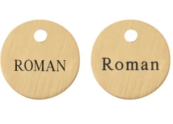DOVER DROPSHIP 1'' Round Bridle & Accessory Tag