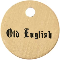 DOVER DROPSHIP 1'' Round Bridle & Accessory Tag