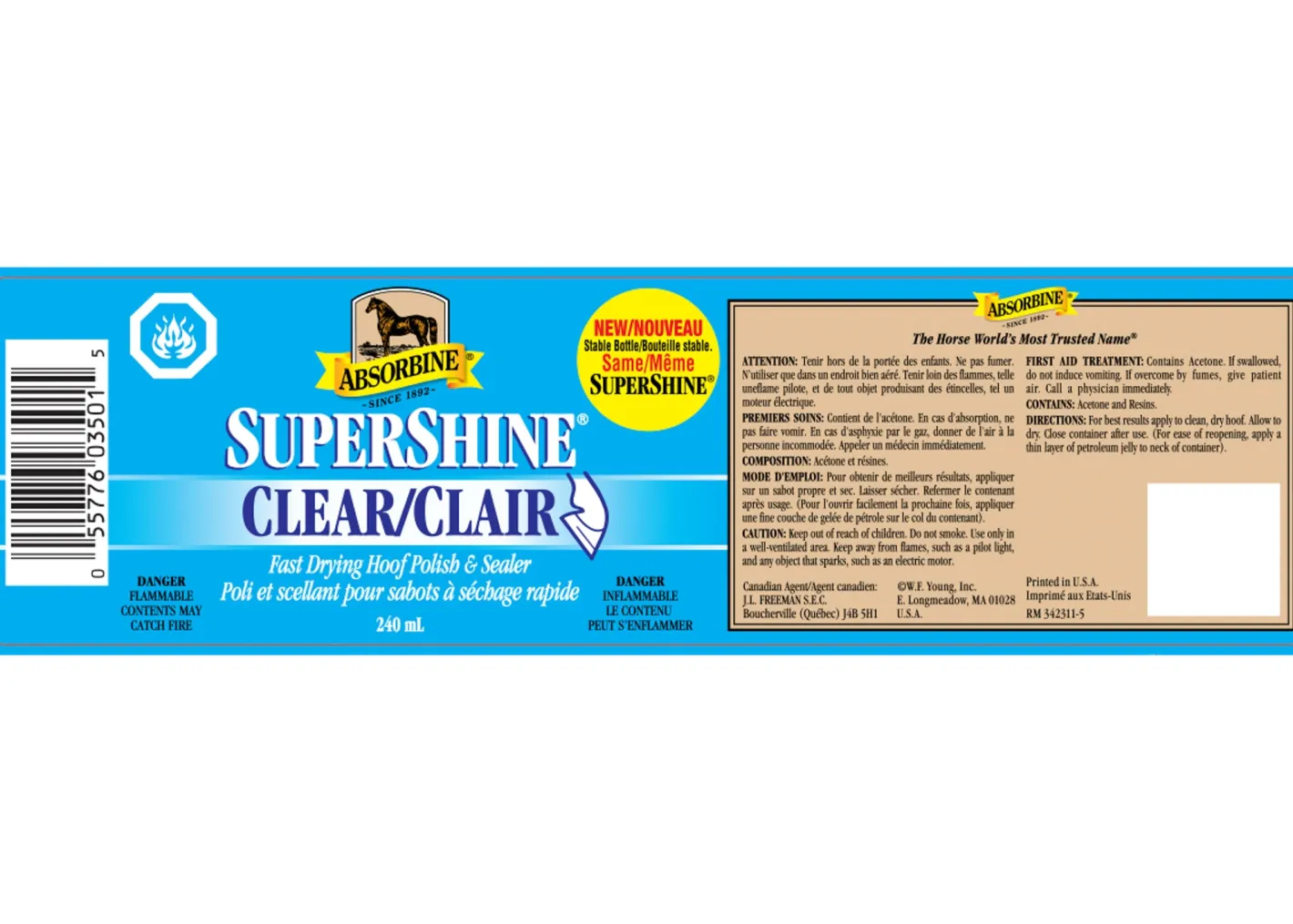 ANIMAL HEALTH INT Absorbine® Hoof Polish