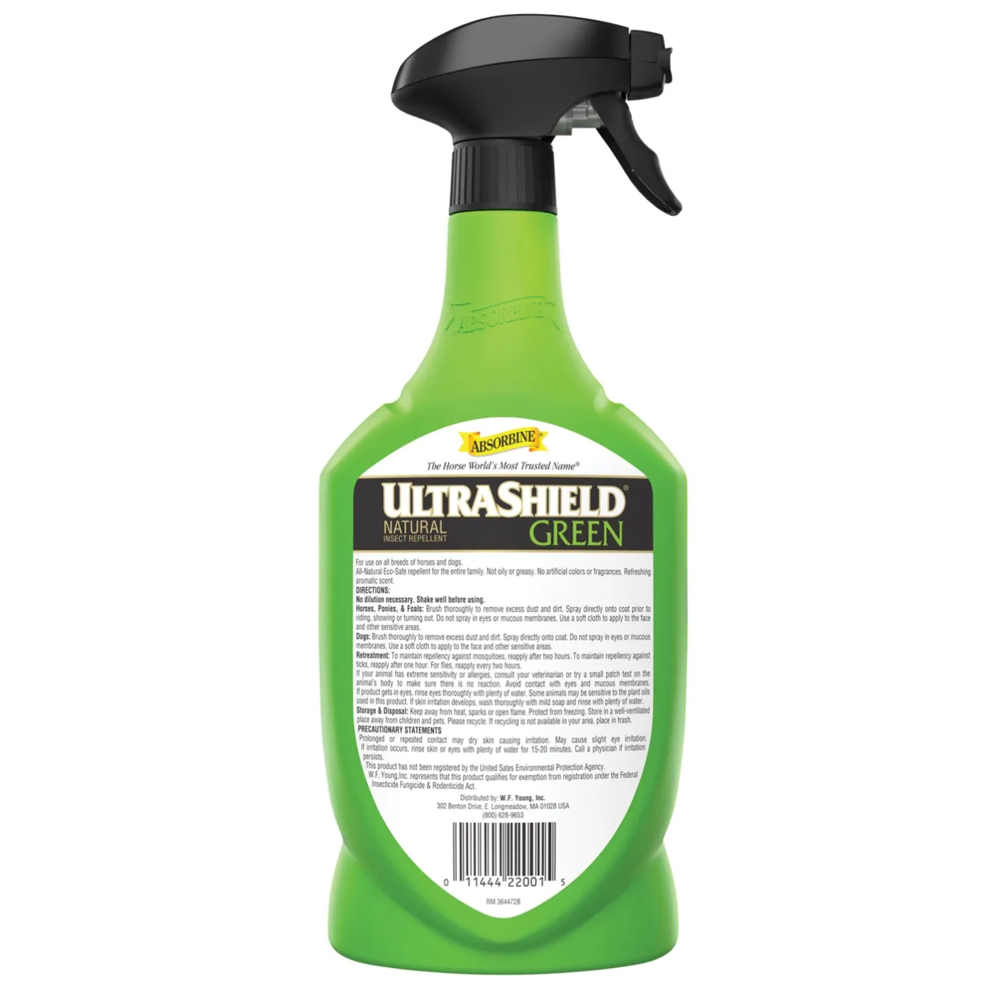 ANIMAL HEALTH INT Absorbine® UltraShield® Green Natural Fly Repellent - Quart