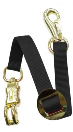 SHILOH STABLES TACK Adjustable Flat Nylon Trailer Tie