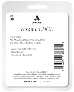 ANDIS COMPANY Andis® CeramicEdge® Detachable Replacement Blade Size 30