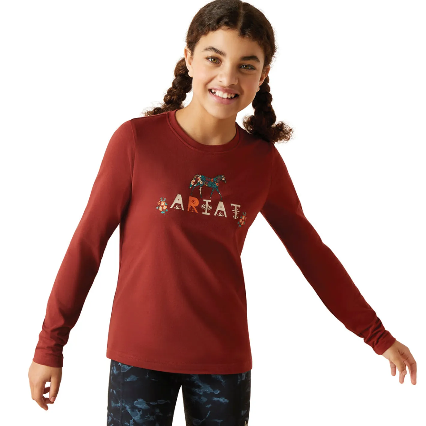 Kids ARIAT-APPAREL Ariat® Kids’ Blossom Pony Tee