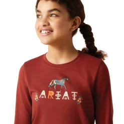 Kids ARIAT-APPAREL Ariat® Kids’ Blossom Pony Tee