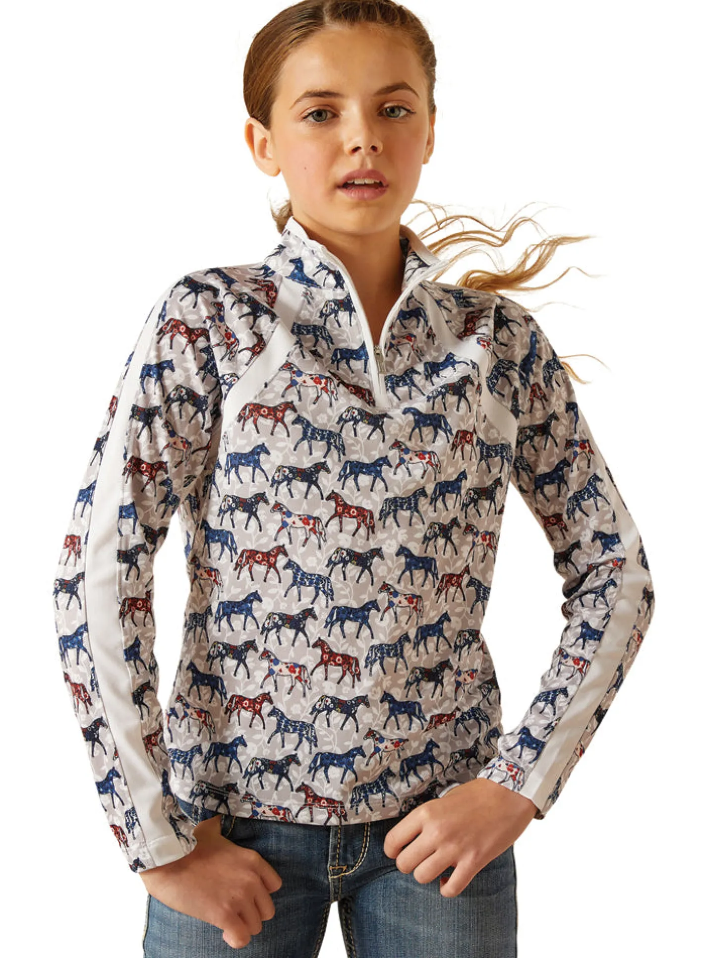 Kids ARIAT-APPAREL Ariat® Kids’ Print Sunstopper Shirt 3.0