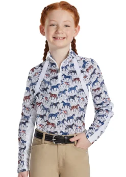 Kids ARIAT-APPAREL Ariat® Kids’ Print Sunstopper Shirt 3.0