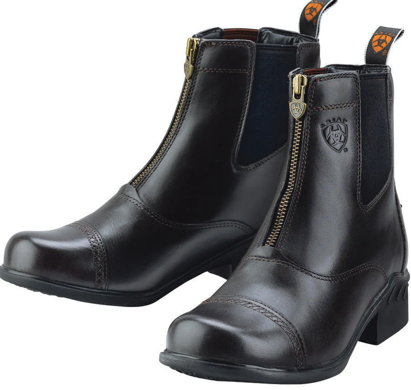 Women ARIAT ® Ladies' Heritage III Round Toe Zip Paddock Boots