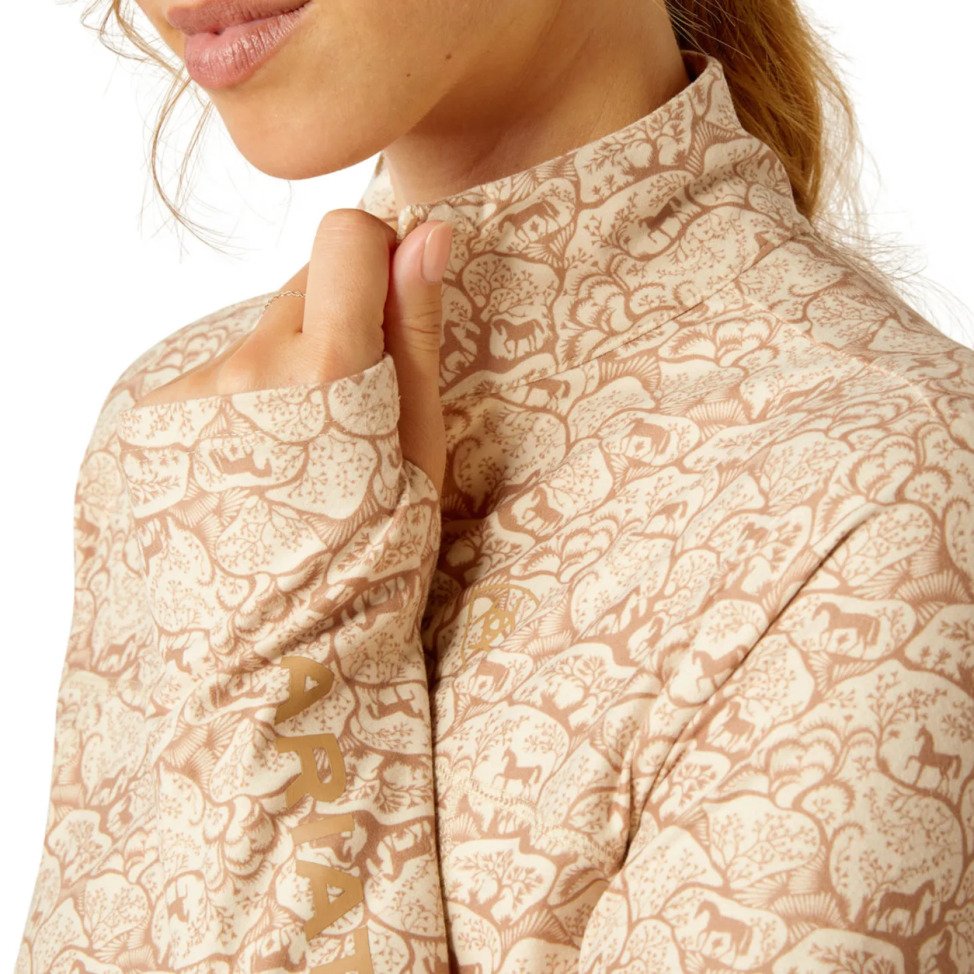 ARIAT-APPAREL Ariat® Ladies’ Lowell Long Sleeve Print Shirt