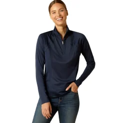 ARIAT-APPAREL Ariat® Ladies’ Sunstopper Quarter-Zip Base Layer 3.0