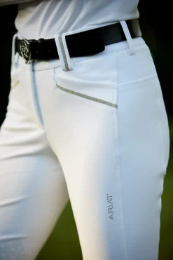 ARIAT-APPAREL Ariat® Ladies’ Tri Factor Grace Knee-Patch Breech