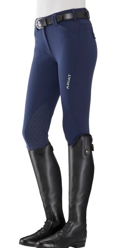 ARIAT-APPAREL Ariat® Ladies' Tri Factor Grip Knee-Patch Breech