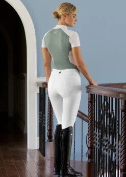 EQUINAVIA B Vertigo Ladies’ Kimberley Knee-Patch Breech with Leather Patches