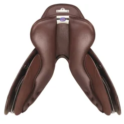SADDLERY BRANDS INTL Bates Caprilli Close Contact+ Saddle with Extended Flap and Luxe Leather