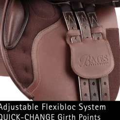 SADDLERY BRANDS INTL Bates Caprilli Close Contact+ Saddle in Luxe Leather with CAIR®