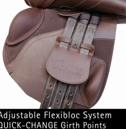 SADDLERY BRANDS INTL Bates Elevation® DS+ Luxe Leather Saddle