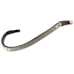 BON-VIVANT EQUSTRN Beasties™ Luminosity Silver Wave Diamond Browband