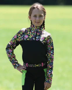 Kids BELLE AND BOW EQSTRN Belle & Bow Equestrian Children’s Fleece Pullover