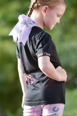 Kids BELLE AND BOW EQSTRN Belle & Bow Equestrian Children's Logo Tee