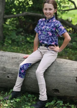 Kids BELLE AND BOW EQSTRN Belle & Bow Equestrian Children’s Short Sleeve Sun Shirt