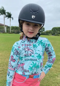 Kids BELLE AND BOW EQSTRN Belle & Bow Equestrian Children’s Long Sleeve Sun Shirt