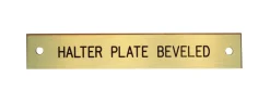 DOVER DROPSHIP Beveled Edge Halter Nameplate - 3 lines