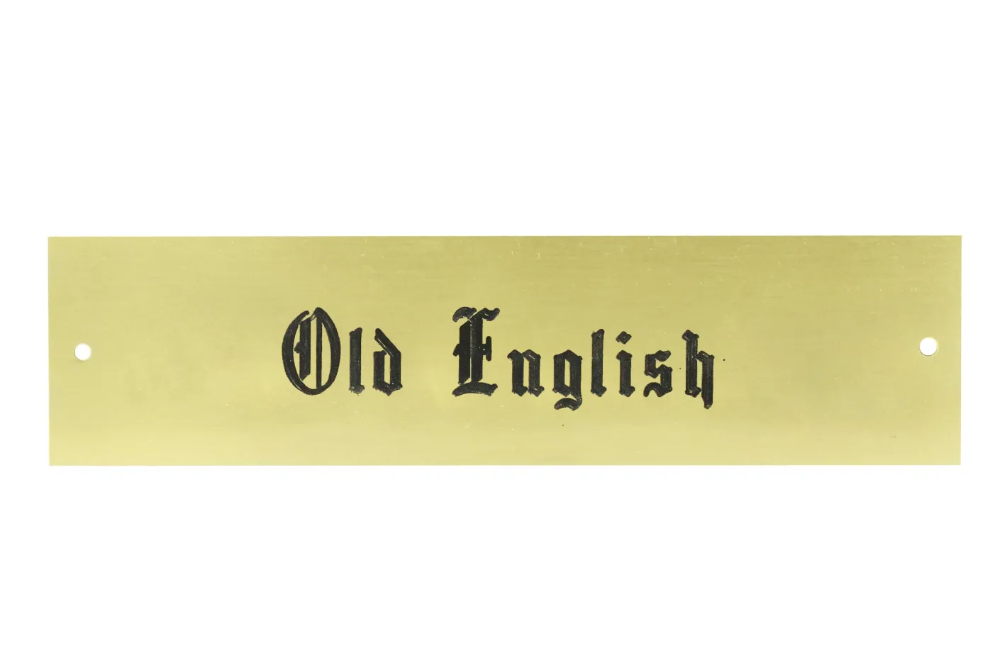 DOVER DROPSHIP Brass Halter Nameplate - 3 lines