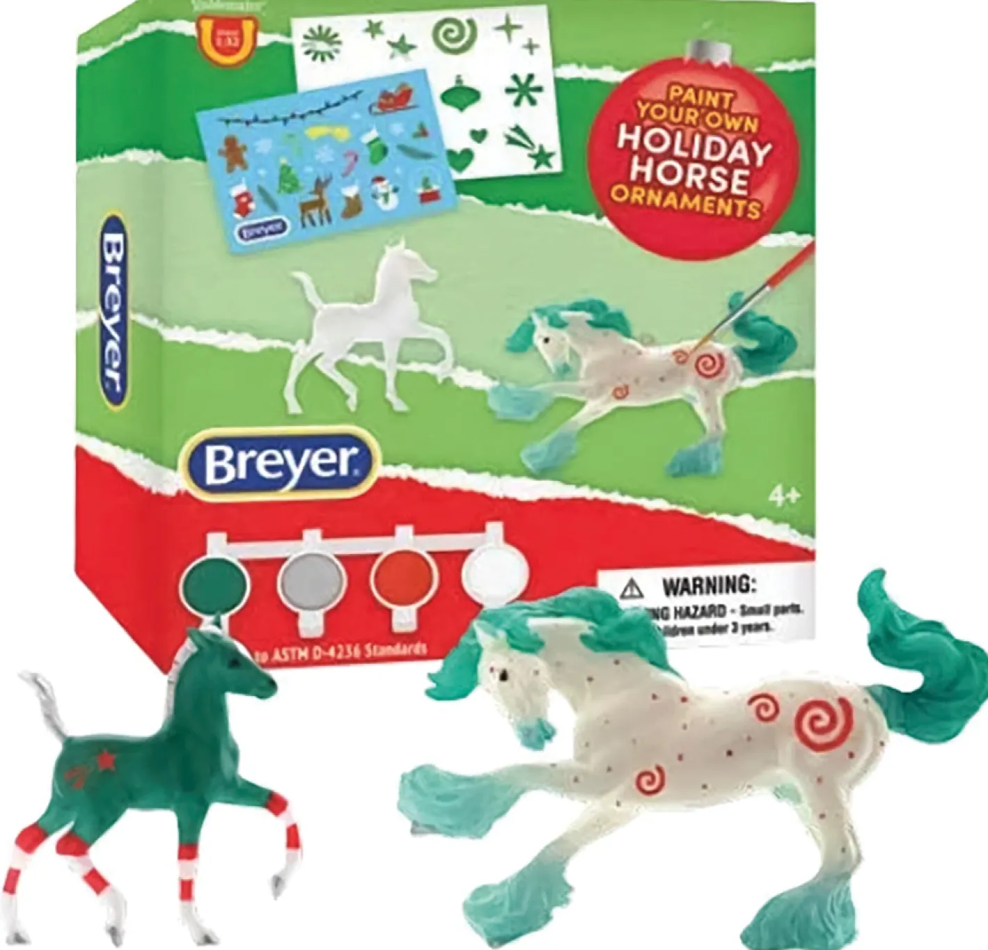 Kids REEVES INTERNATIONAL Breyer® Paint Your Own Holiday Horse Ornament