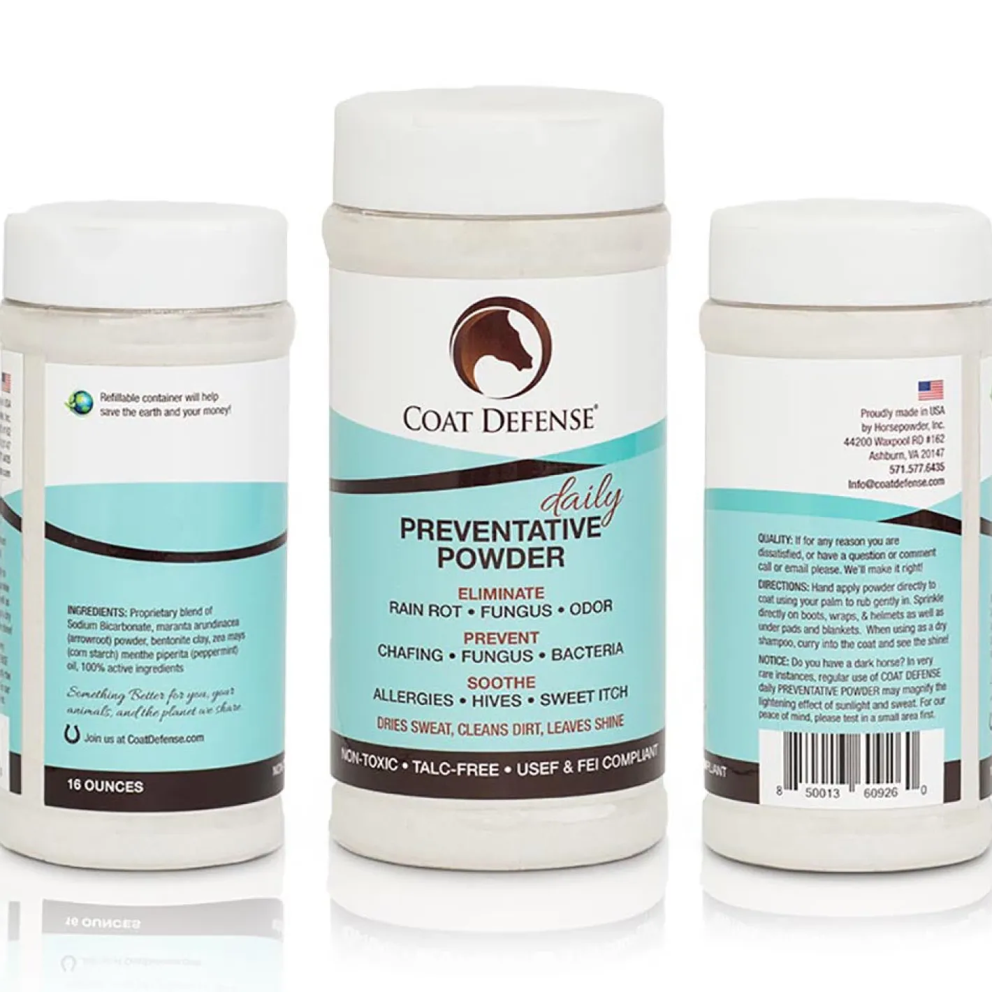 HORSEPOWDER INC Coat Defense® Daily Preventative Powder