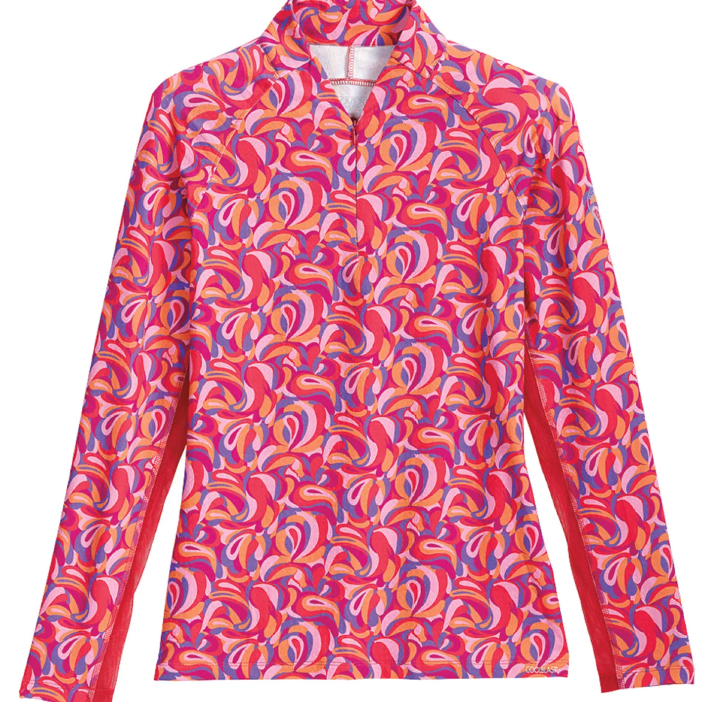 KIRSCH CoolBlast® 100 Ladies’ Asti Long Sleeve Print Shirt