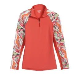 KIRSCH CoolBlast® 100 Ladies’ LaBelle Print Long Sleeve Shirt