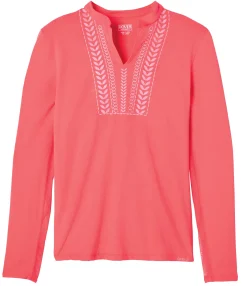 KIRSCH CoolBlast® 100 Ladies’ Notch-V Long Sleeve Top