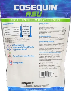 NUTRAMAX Cosequin® ASU Broad Spectrum Joint Health Supplement, Pellet Form