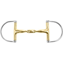 INT RIDING HELMET Curved Mouth Hunter D-Ring Bit with Lozenge
