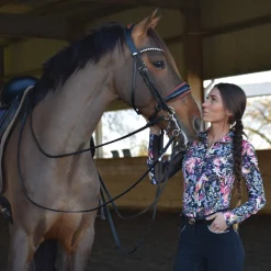 DANCING EQUESTRIAN Ladies’ Equus Garden Long Sleeve Shirt
