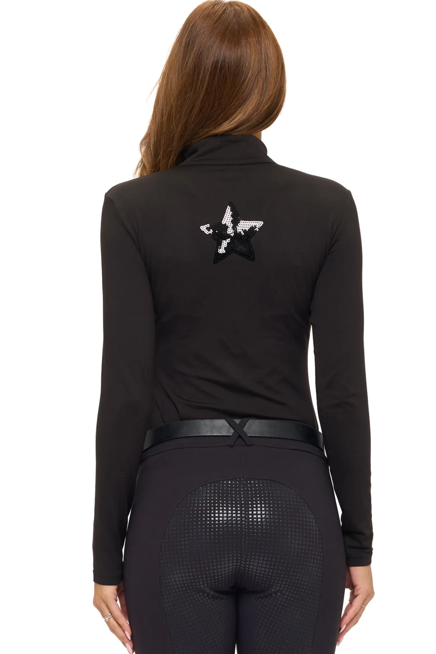 DANCING EQUESTRIAN Ladies’ "Ride" Long-Sleeve Base Layer Shirt