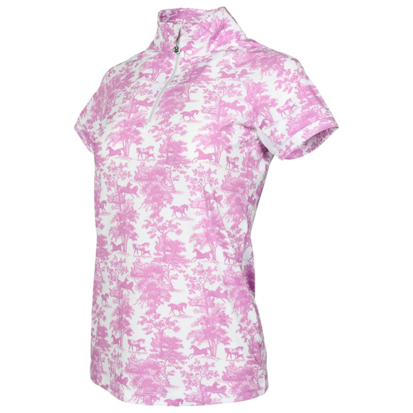 JPC EQUESTRIAN Dapplebay Equestrian Toile Short-Sleeve Sun Shirt