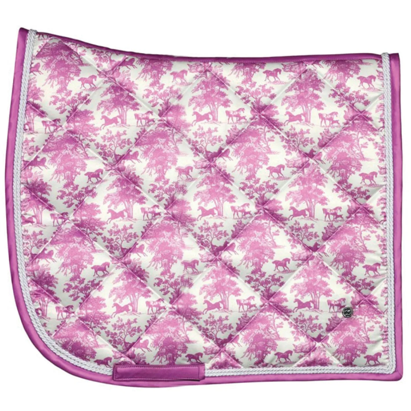 JPC EQUESTRIAN Dapplebay Equestrian Toile Dressage Saddle Pad