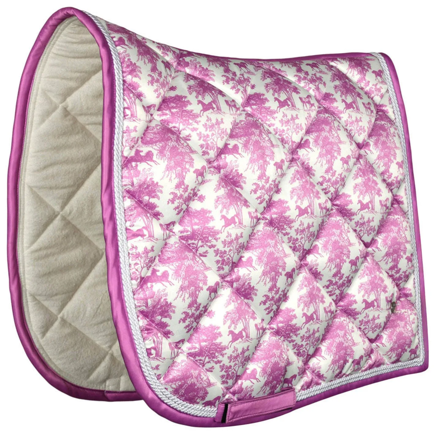 JPC EQUESTRIAN Dapplebay Equestrian Toile Dressage Saddle Pad