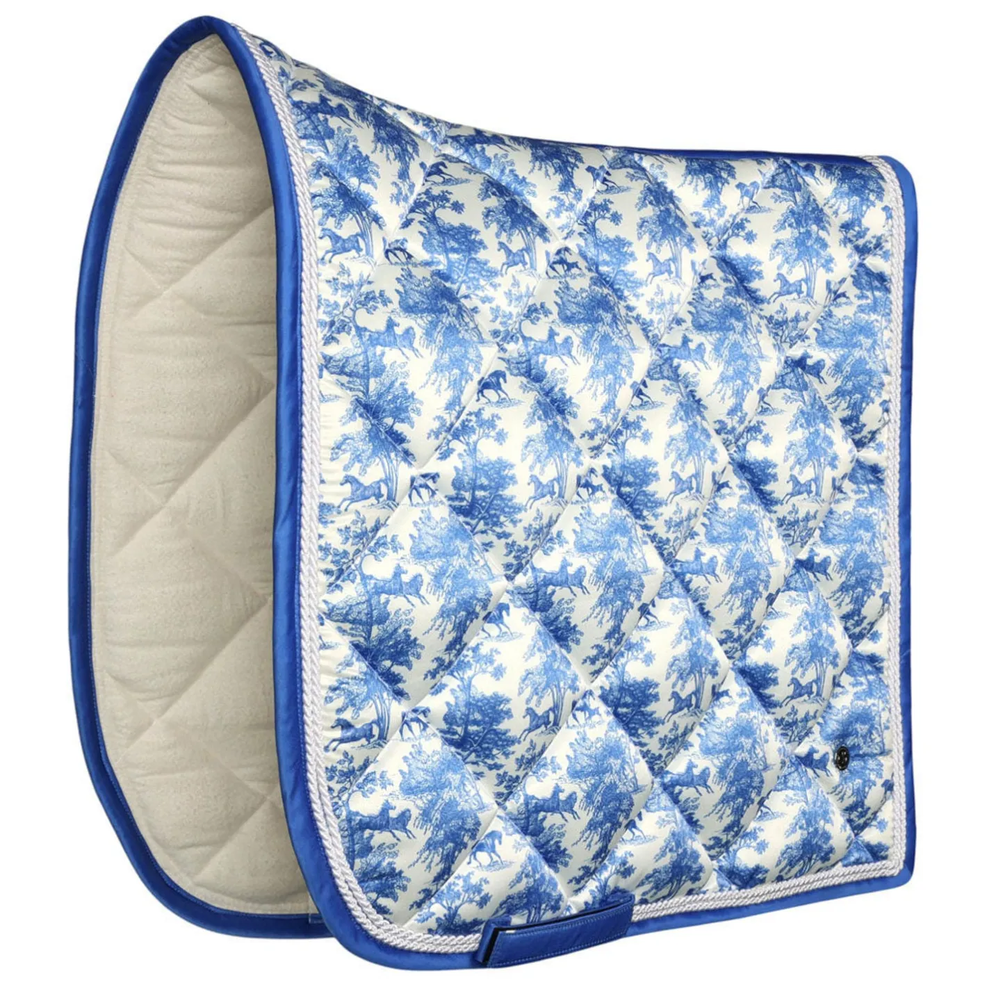 JPC EQUESTRIAN Dapplebay Equestrian Toile Dressage Saddle Pad