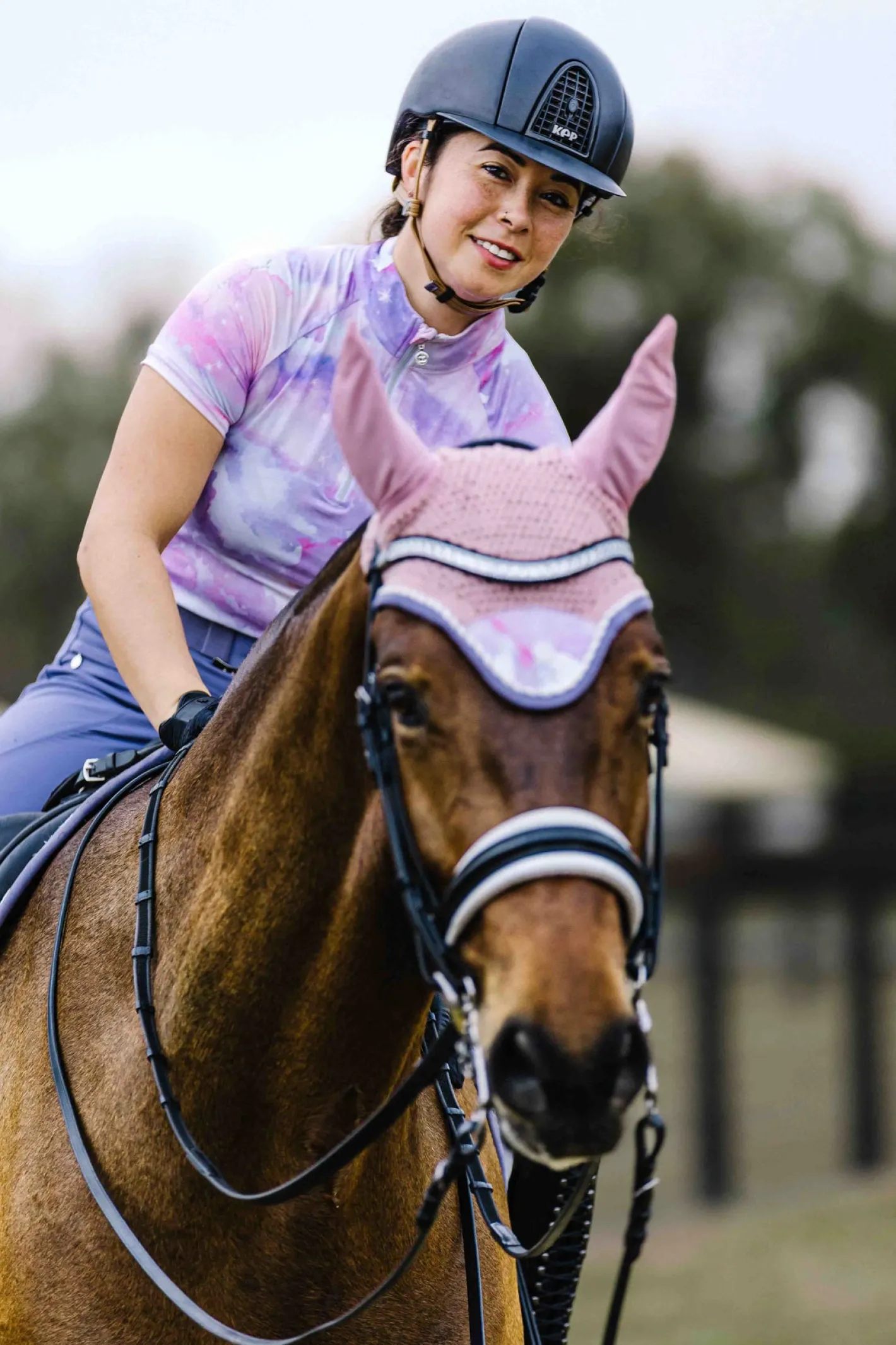 JPC EQUESTRIAN Dapplebay Haze Short-Sleeve Sun Shirt