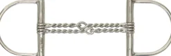 ERS Double Twisted Wire Pony King Dee Snaffle Bit