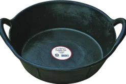 ANIMAL HEALTH INT Double-Tuf Rubber Pan with Handles