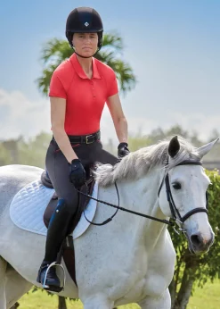 KIRSCH DS Ladies’ Iva Short Sleeve Polo Shirt