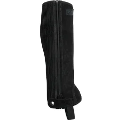 S.K. SHOES AND BOOTS DS Suede Half Chaps with Silicone Grip Patch