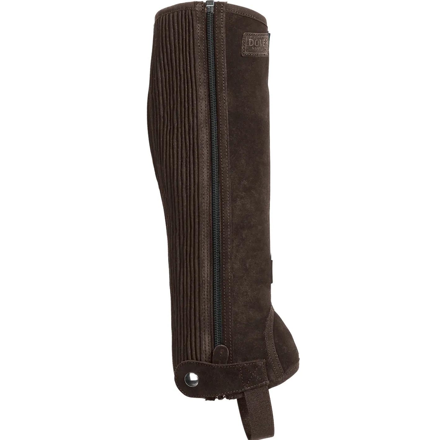 S.K. SHOES AND BOOTS DS Suede Half Chaps with Silicone Grip Patch