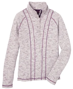 KIRSCH DS Textured Snap Neck Pullover