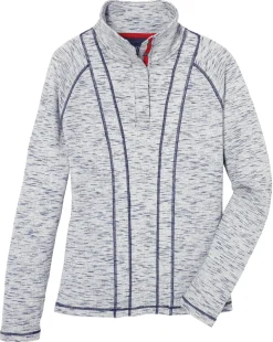 KIRSCH DS Textured Snap Neck Pullover