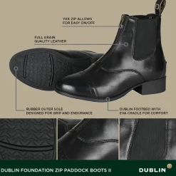 Women WEATHERBEETA Dublin® Ladies’ Foundation Zip Paddock Boots II