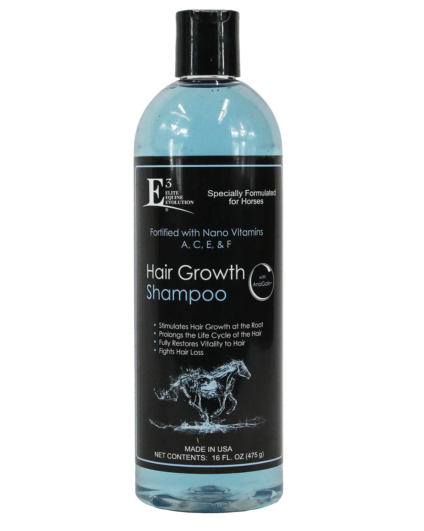 ANIMAL HEALTH INT E3® Elite Equine Evolution Hair Growth Shampoo